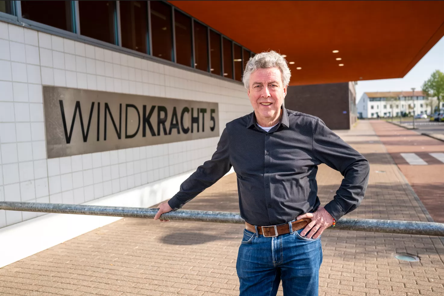 René Dullaart bij windkracht 5